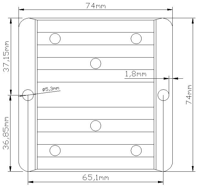 WH-C1220 Buck Converter Dimensions