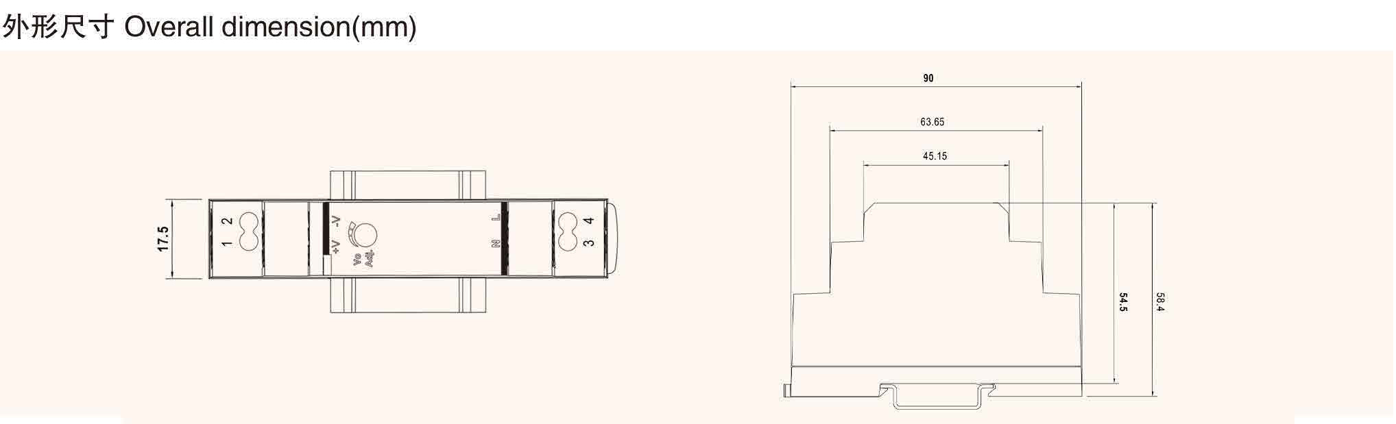 WEHO HDR-15W Industrial AC DC 5V 12V 24V 48V Slim DIN Rail Power Supply является источником питания, который используется для питания железной дороги.  title=